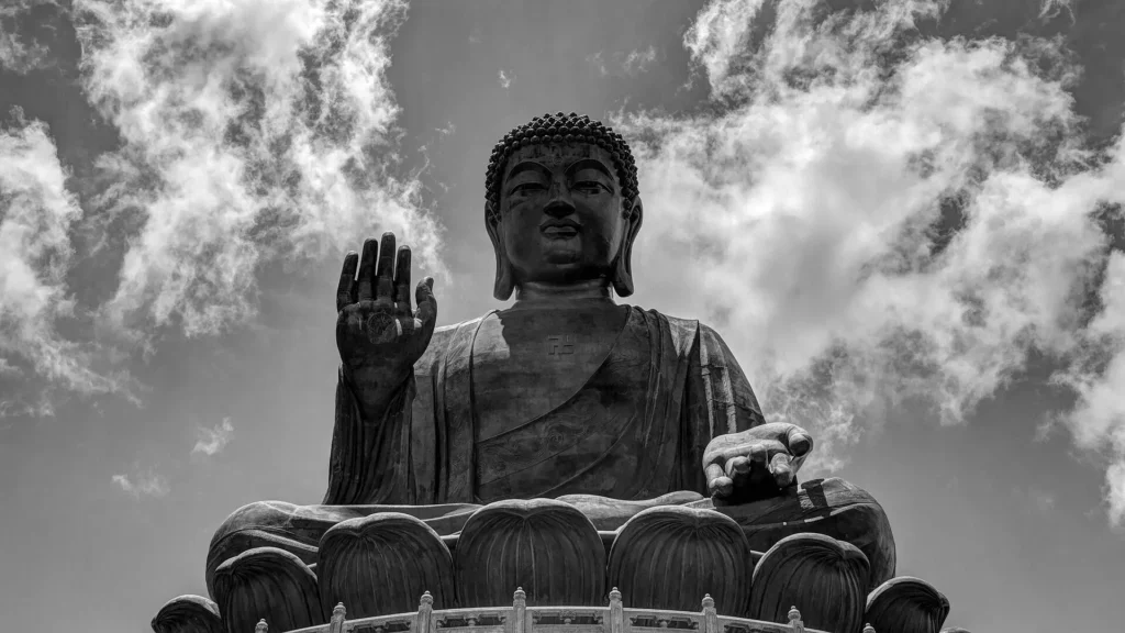 Tian Tan Big Buddha on Lantau for Hong Kong tourist map planning