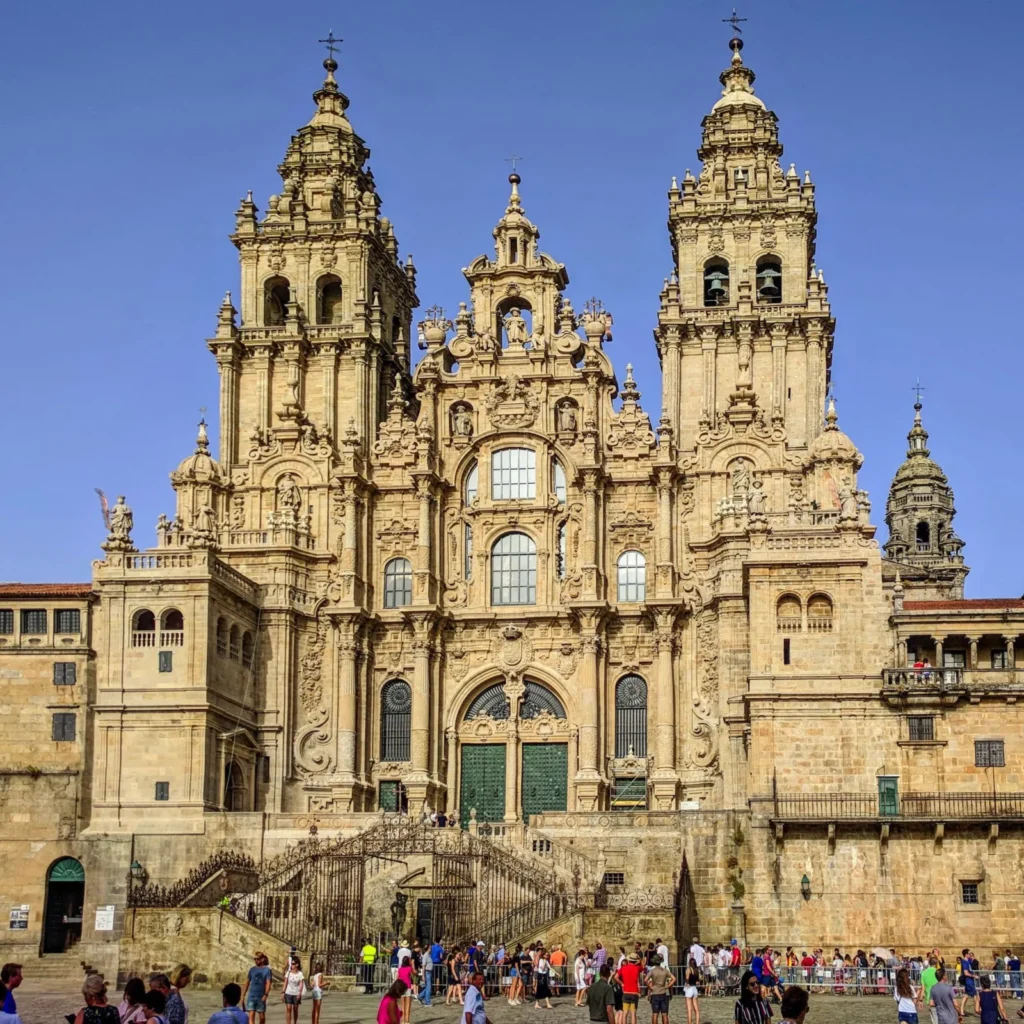 Santiago de Compostela cathedral for a Galicia stop on a northern Spain route