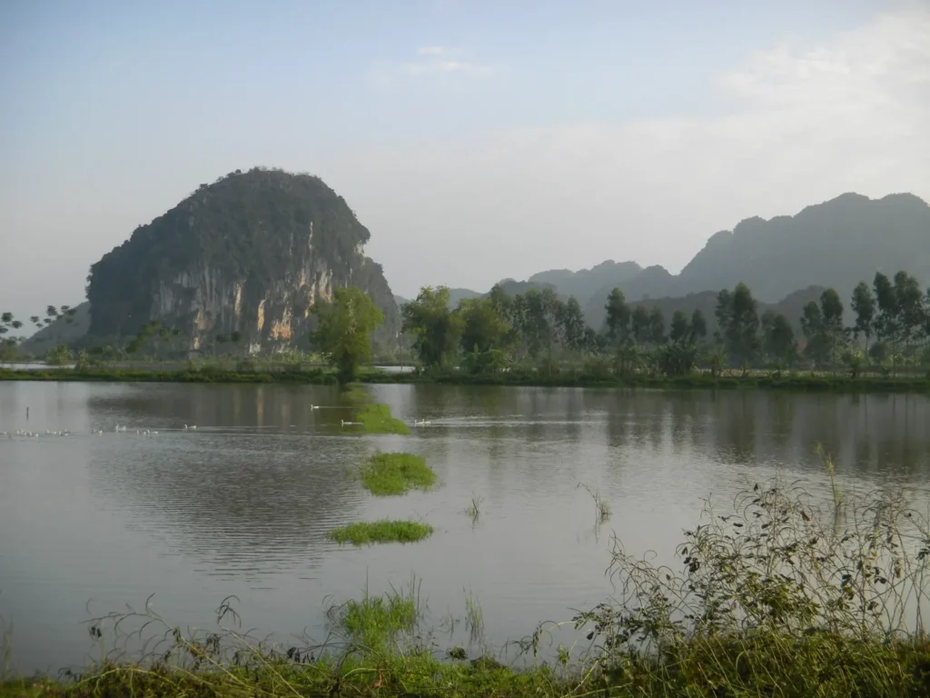 Tam Coc in Ninh Binh for a northern Vietnam travel map
