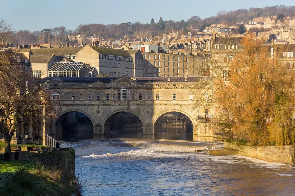 Pulteney Bridge and the River Avon in Bath