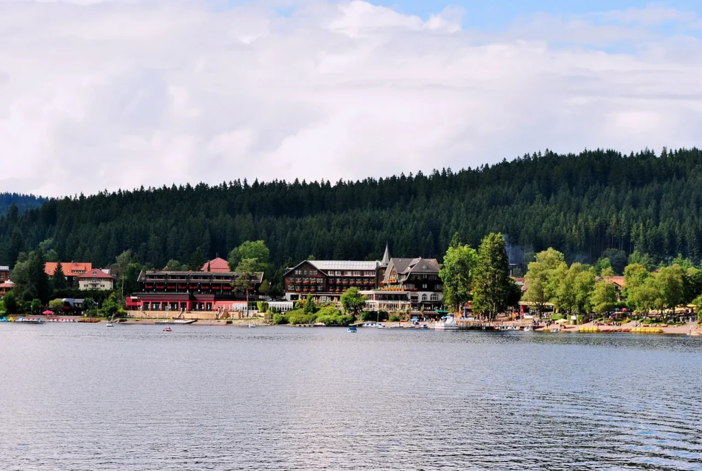 Lake Titisee for southern Black Forest tourist map planning