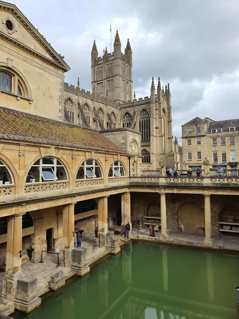 Tourist map and travel guide for Bath