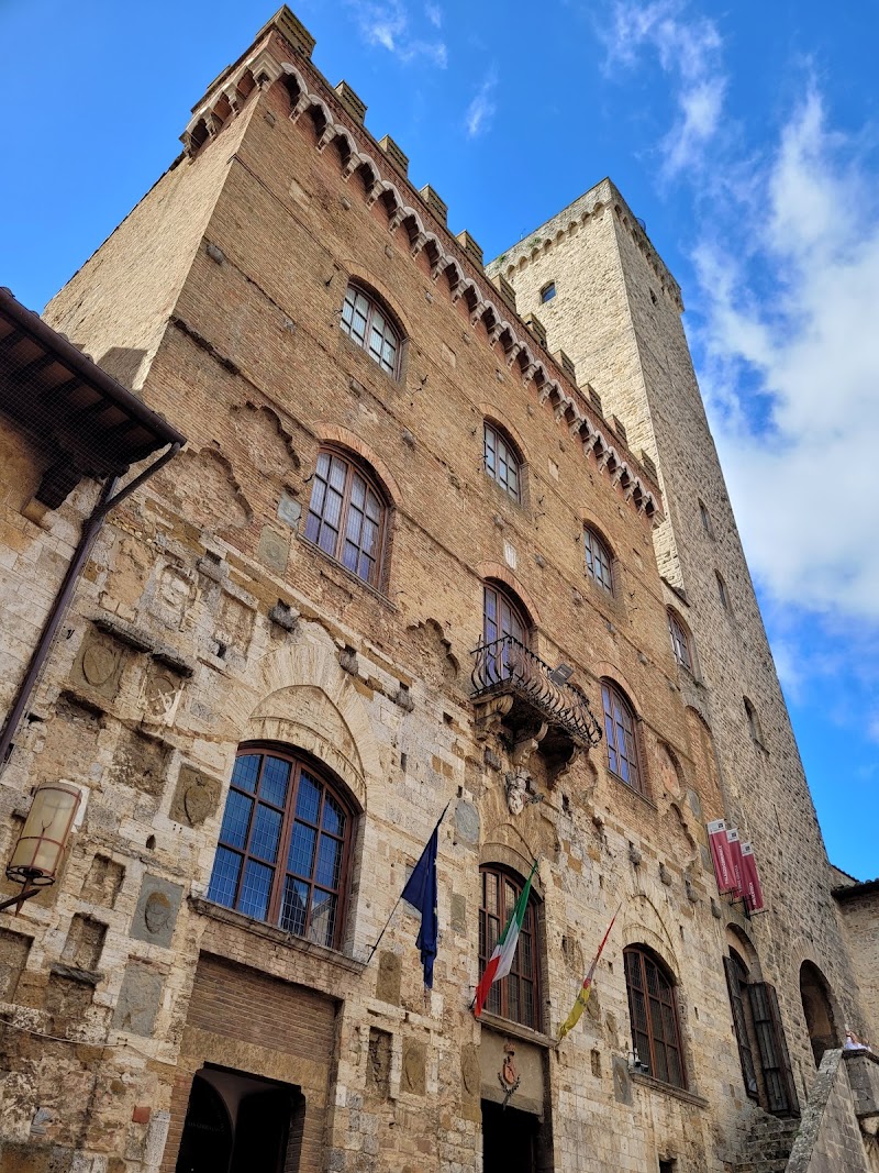 Tourist map and travel guide for San Gimignano