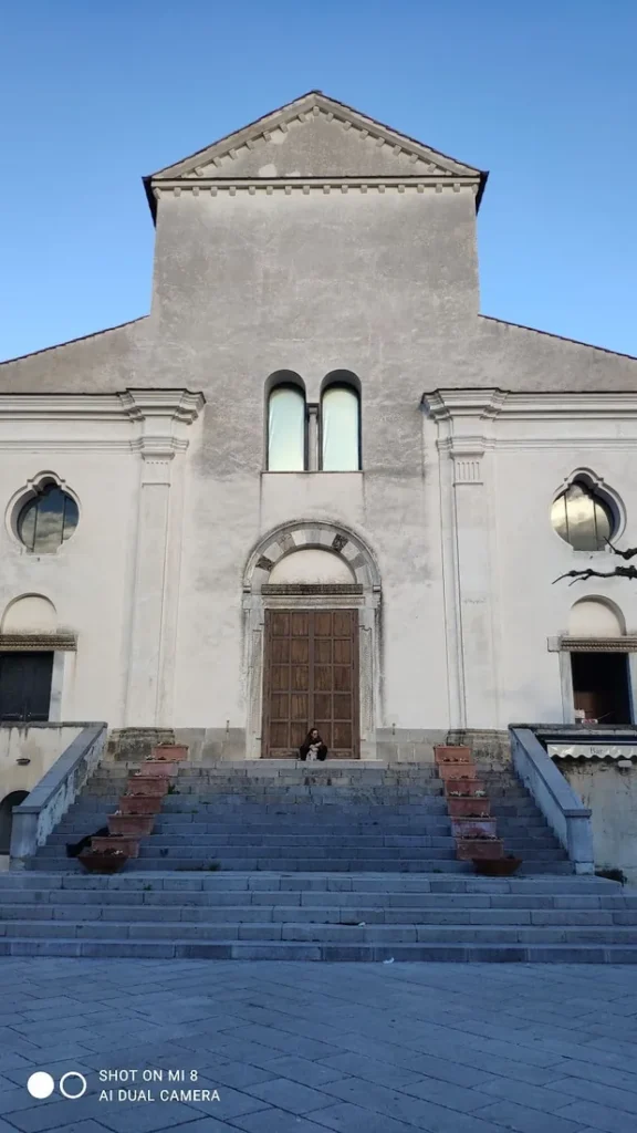 Ravello Duomo square on a walking map