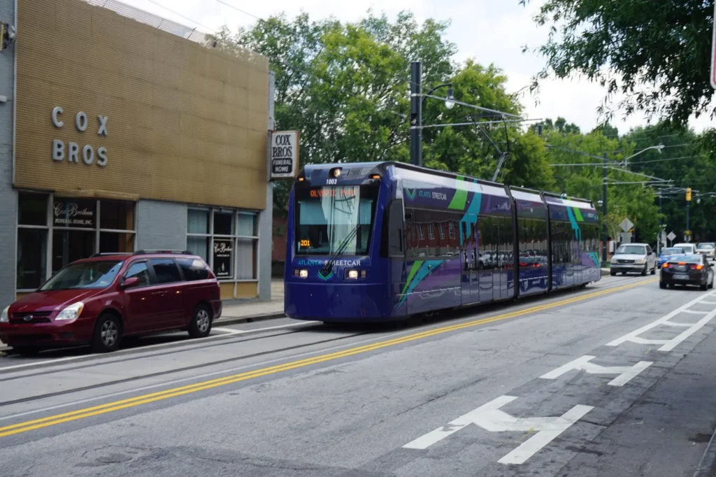 Martin Luther King Jr National Historical Park in Atlanta for a sightseeing route