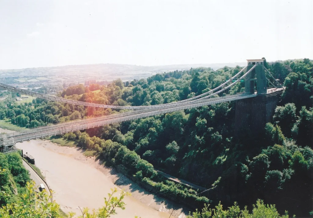 Clifton Suspension Bridge above the Avon Gorge in Bristol