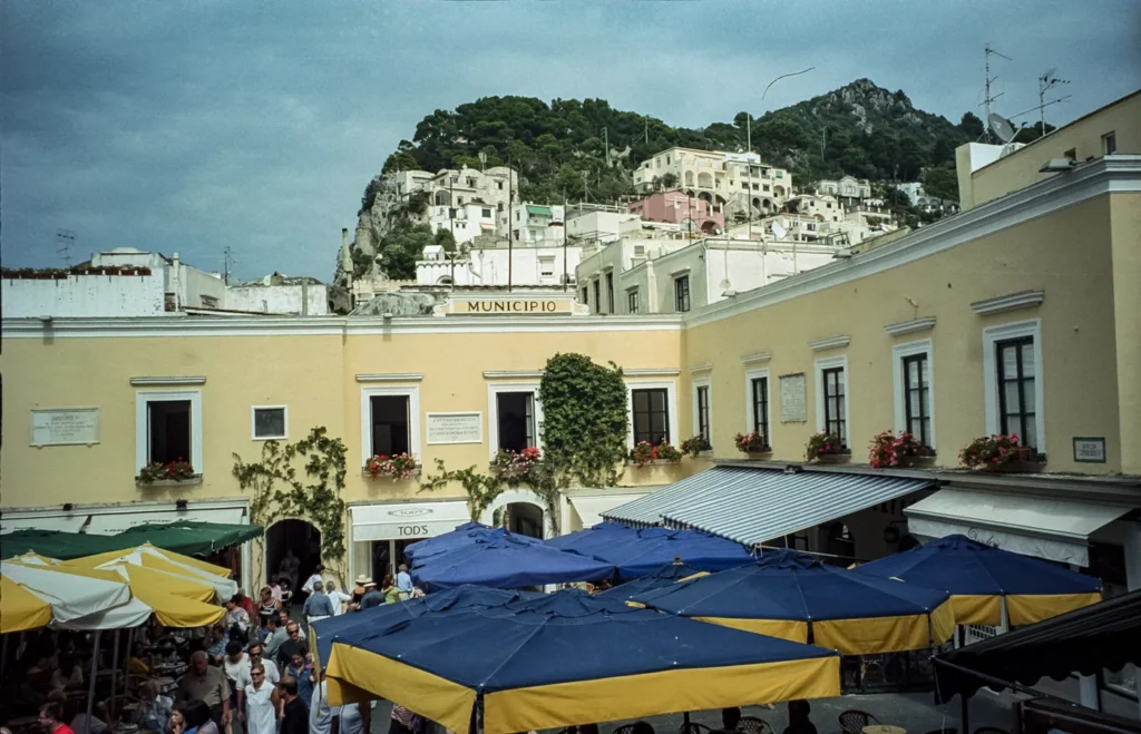 The Piazzetta in Capri town