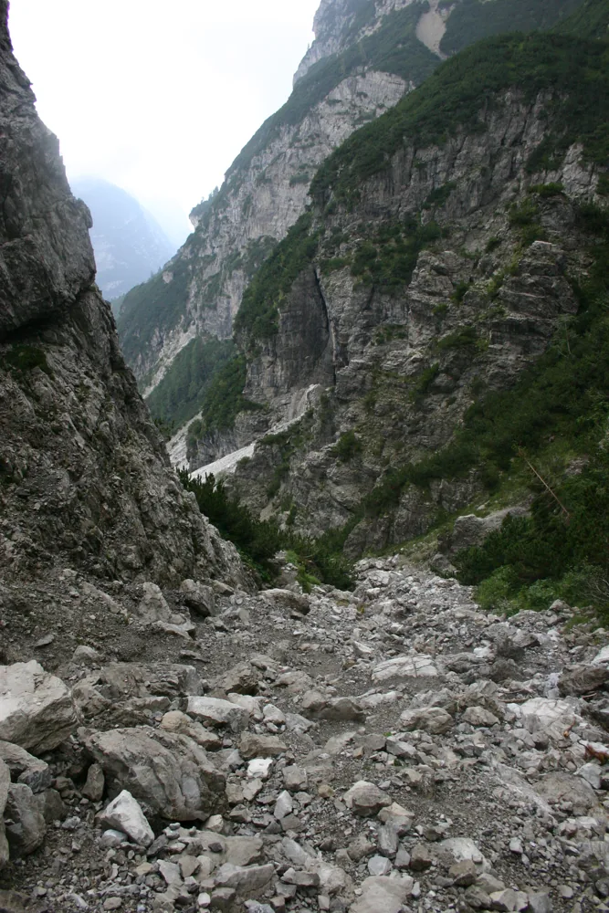 Mountain landscape in the Friulian Dolomites