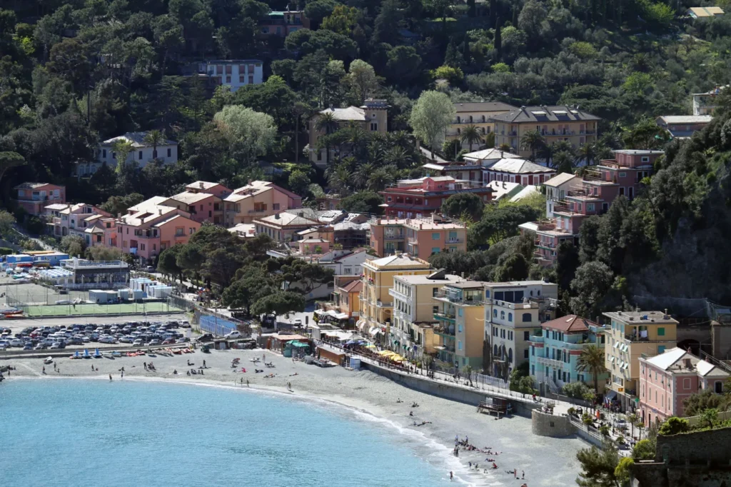 Fegina beach and seafront in Monterosso al Mare