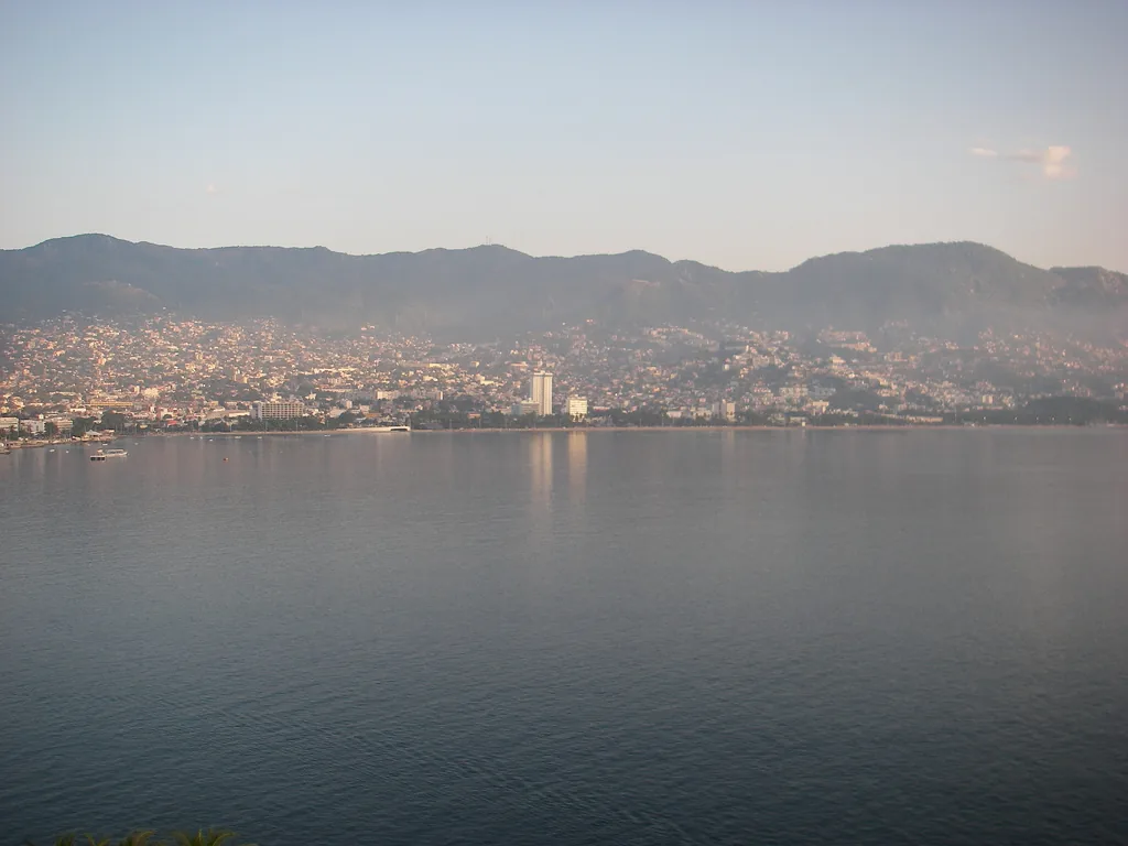 Santa Lucia Bay and the main Acapulco beach zone