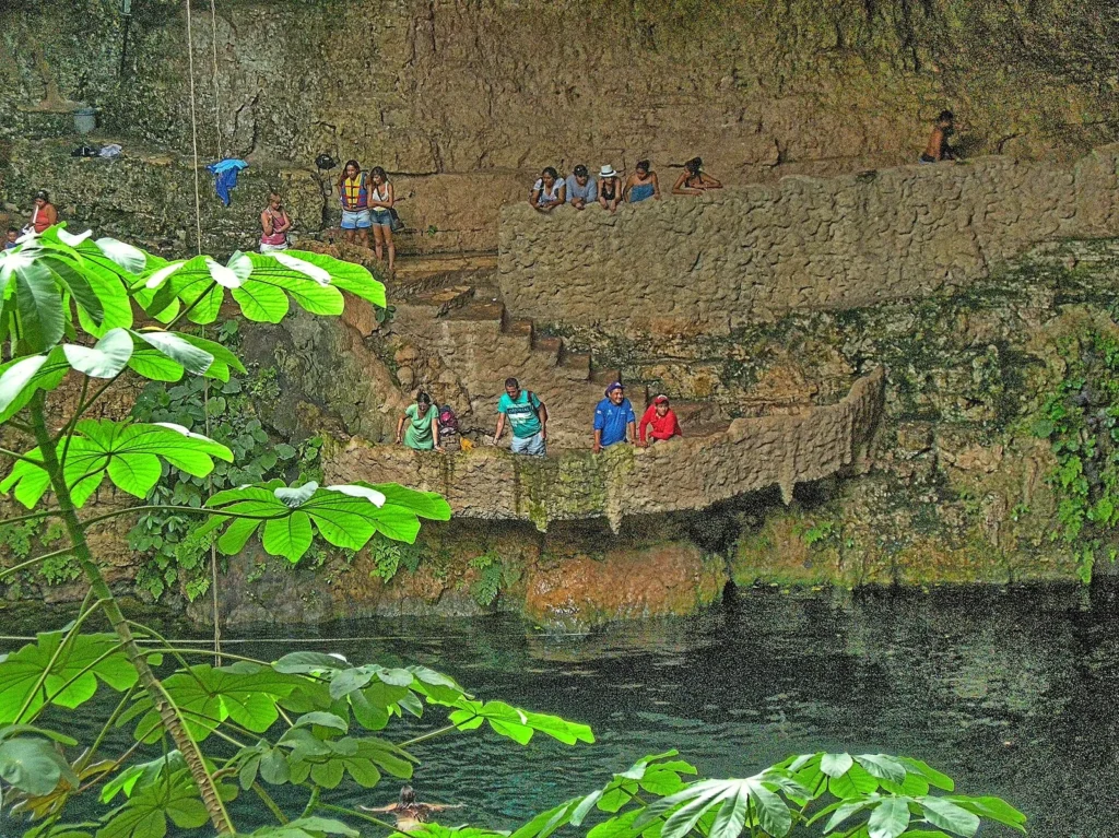 Cenote Zaci in Valladolid, Yucatan