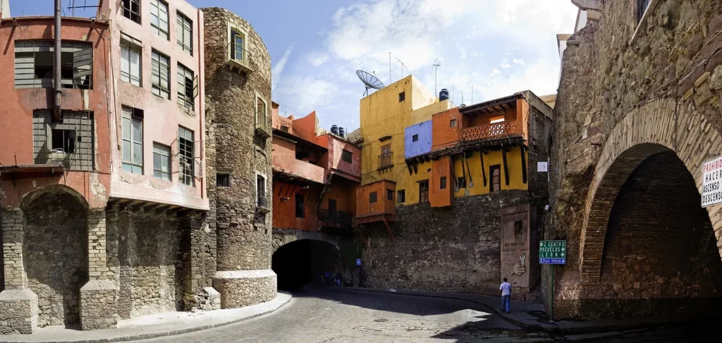 Historic center and colorful hillsides of Guanajuato